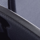 爱马仕爱马仕·伯金（Hermes Hermes Birkin）30蓝色NUY银支d（2019年左右）女士多哥手提包A级使用Ginzo