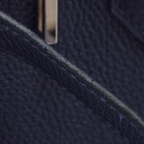 爱马仕爱马仕·伯金（Hermes Hermes Birkin）30蓝色NUY银支d（2019年左右）女士多哥手提包A级使用Ginzo