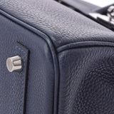 爱马仕爱马仕·伯金（Hermes Hermes Birkin）30蓝色NUY银支d（2019年左右）女士多哥手提包A级使用Ginzo