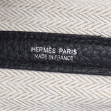 HERMES エルメス ガーデンパーティ TPM 黒 シルバー金具 Z刻印(2021年頃)  レディース ネゴンダ ハンドバッグ 新同 中古 銀蔵