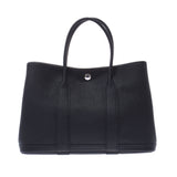 HERMES エルメス ガーデンパーティ TPM 黒 シルバー金具 Z刻印(2021年頃)  レディース ネゴンダ ハンドバッグ 新同 中古 銀蔵