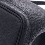 HERMES エルメス ガーデンパーティ TPM 黒 シルバー金具 Z刻印(2021年頃)  レディース ネゴンダ ハンドバッグ 新同 中古 銀蔵