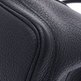 HERMES エルメス ガーデンパーティ TPM 黒 シルバー金具 Z刻印(2021年頃)  レディース ネゴンダ ハンドバッグ 新同 中古 銀蔵