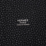 HERMES Hermes Picotan Lock MM Black Silver Bracket Z engraved (around 20021) Ladies Toryon Lemance Handbag Unused Ginzo