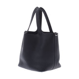 HERMES Hermes Picotan Lock MM Black Silver Bracket Z engraved (around 20021) Ladies Toryon Lemance Handbag Unused Ginzo