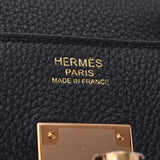 HERMES Hermes Birkin 30 Black Rose Gold Bracket Y engraved (around 2020) Ladies Togo Handbag Unused Ginzo