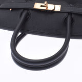 HERMES Hermes Birkin 30 Black Rose Gold Bracket Y engraved (around 2020) Ladies Togo Handbag Unused Ginzo