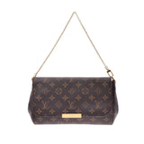 LOUIS VUITTON ルイヴィトン モノグラム フェイボリットMM 2WAYバッグ ブラウン M40718 レディース モノグラムキャンバス ショルダーバッグ Bランク 中古 銀蔵