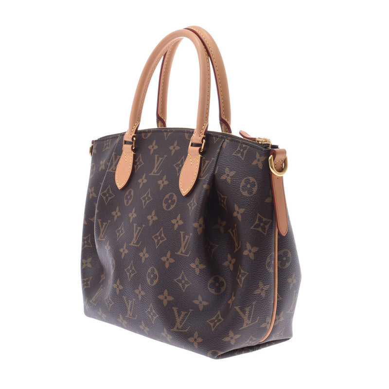 LOUIS VUITTON ルイヴィトン モノグラム テュレンPM 2WAYバッグ ブラウン M48813 レディース モノグラムキャンバス ハンドバッグ Aランク 中古 銀蔵