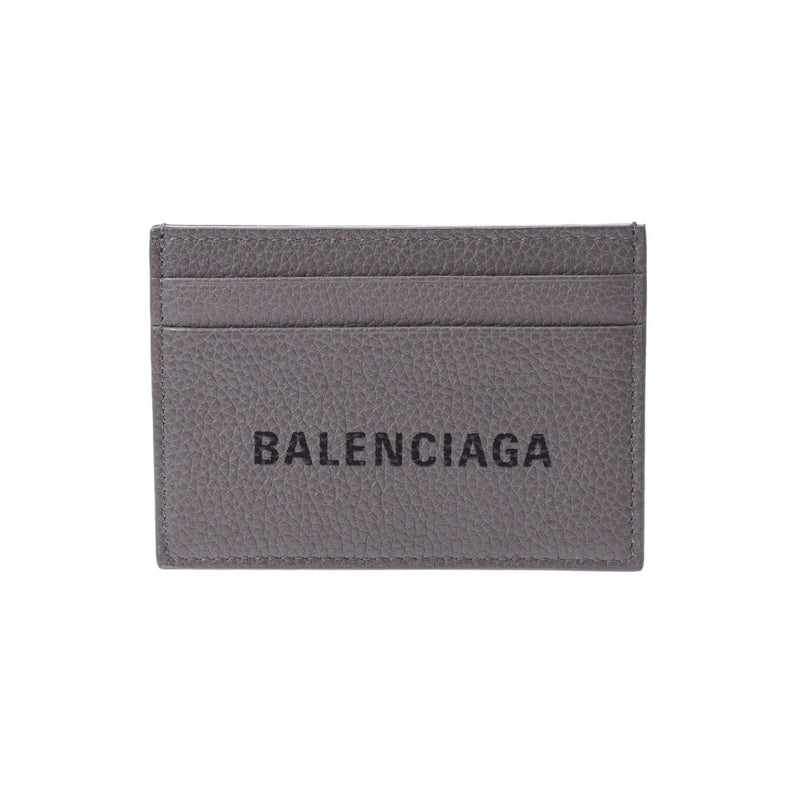 BALENCIAGA Balenciaga Everyday Gray 505054 Unisex Calf Card Case A Rank used Ginzo