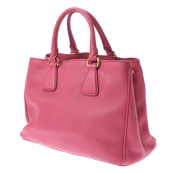 PRADA Prada Handbag Pink BN2579 Ladies Calf 2WAY Bag A Rank used Ginzo