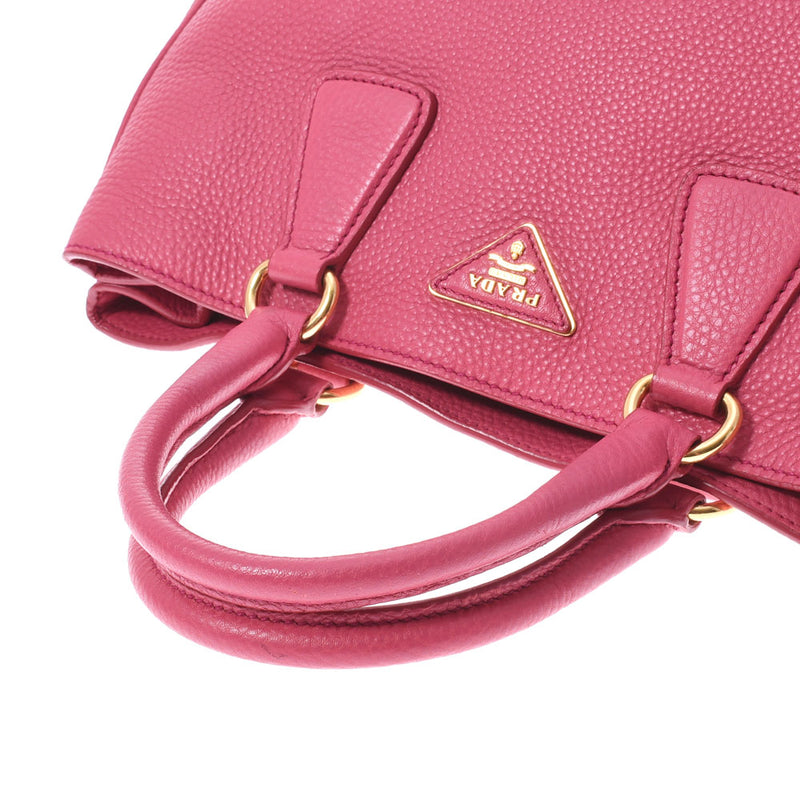 PRADA Prada Handbag Pink BN2579 Ladies Calf 2WAY Bag A Rank used Ginzo