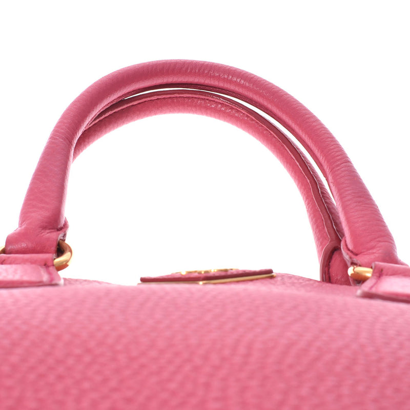 PRADA Prada Handbag Pink BN2579 Ladies Calf 2WAY Bag A Rank used Ginzo