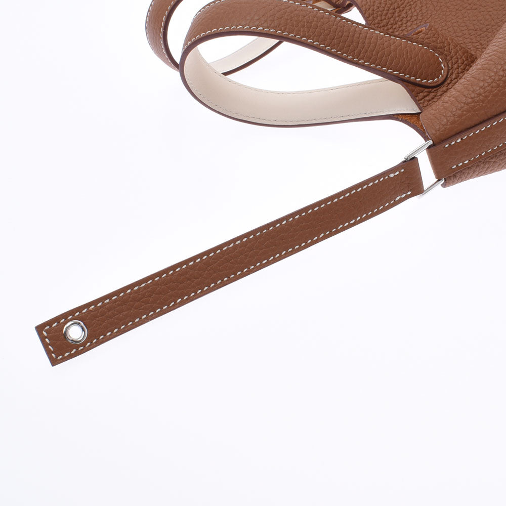 エルメスピコタンロック PM エクラ ゴールド/ナタ シルバー金具 Y刻印