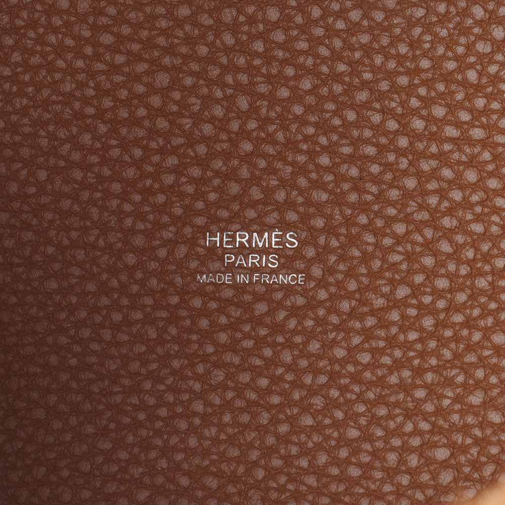 HERMES ピコタンロックMM エクラ　ゴールド×ナタ　シルバー金具　Y 刻印 エルメスピコタンロック PM エクラ ゴールド/ナタ シルバー金具 Y刻印