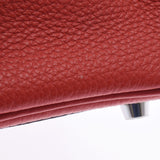 HERMES エルメス バーキン 25 ルージュカザック(赤) シルバー金具 □P刻印(2012年頃) レディース トゴ ハンドバッグ Aランク 中古 銀蔵