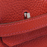 HERMES エルメス バーキン 25 ルージュカザック(赤) シルバー金具 □P刻印(2012年頃) レディース トゴ ハンドバッグ Aランク 中古 銀蔵