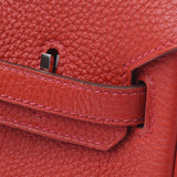 HERMES エルメス バーキン 25 ルージュカザック(赤) シルバー金具 □P刻印(2012年頃) レディース トゴ ハンドバッグ Aランク 中古 銀蔵