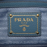 PRADA Prada 2WAY Blue BL0805 Ladies Calf Handbag B Rank used Ginzo