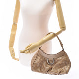 GUCCI Gucci Gold 190525 Ladies Calf Semi -Shoulder Bag AB Rank Used Ginzo