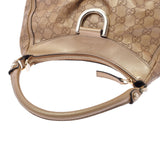 GUCCI Gucci Gold 190525 Ladies Calf Semi -Shoulder Bag AB Rank Used Ginzo