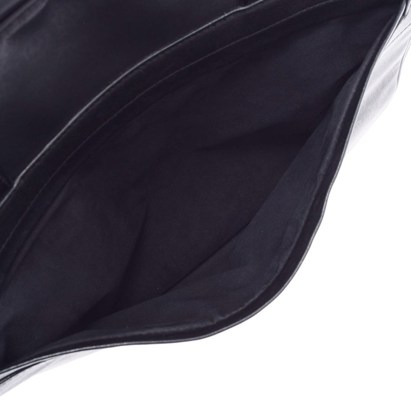Dunhill Dunhill Docuns Bag Black Men's Calf/PVC Business Bag B等级使用Ginzo