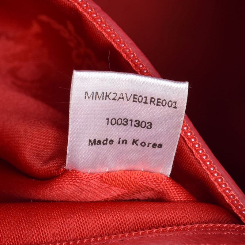 MCM MCM Eem Backpack Studs Red Ladies Curf Backpack Daypack B Rank Used Ginzo