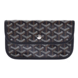 GOYARD ゴヤール サンルイGM  黒 ユニセックス PVC/レザー トートバッグ ABランク 中古 銀蔵