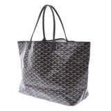 GOYARD ゴヤール サンルイGM  黒 ユニセックス PVC/レザー トートバッグ ABランク 中古 銀蔵