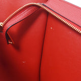 Celine Celine Traps 2way Red Ladies Calf/Suede Handbag AB Rank Used Ginzo