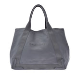 BALENCIAGA Balenciaga Navy Caba M Gray 339936 Unisex Calf Tote Bag B Rank used Ginzo