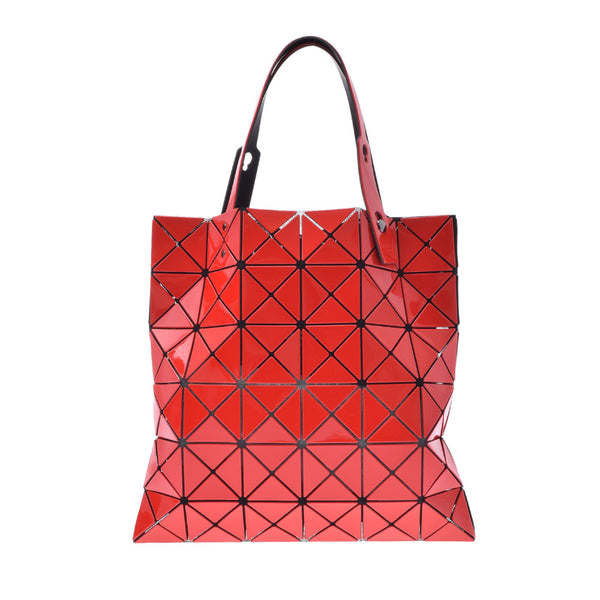 BAO BAO バオバオ 6×6 ISSEY MIYAKE 赤 BB01-AG613 レディース ビニール/ポリエステル/他 トートバッグ Aランク 中古 銀蔵