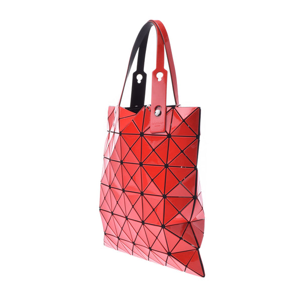 BAO BAO バオバオ 6×6 ISSEY MIYAKE 赤 BB01-AG613 レディース ビニール/ポリエステル/他 トートバッグ Aランク 中古 銀蔵