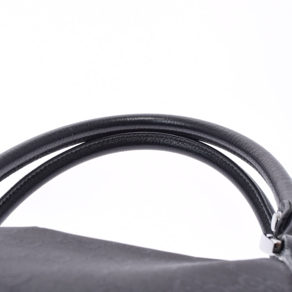 グッチハンドバッグ アウトレット 黒 レディース キャンバス 2WAY