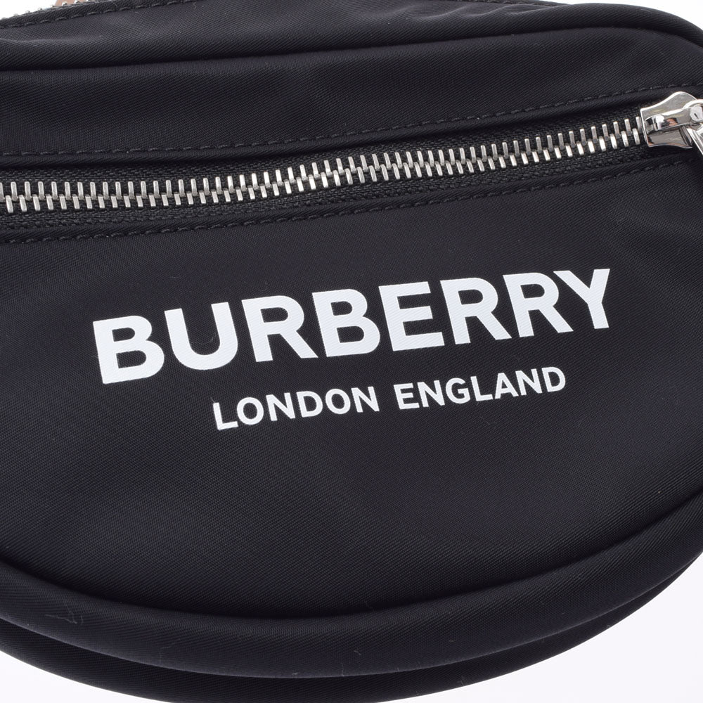 バーバリーロゴプリント ウエストバッグ 黒 ユニセックス ナイロン ボディバッグ 8021091 BURBERRY 中古 – 銀蔵オンライン