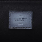 Berluti Berlutti Caligraphy黑色/海军男士PVC/Curf离合器袋乘坐Ginzo