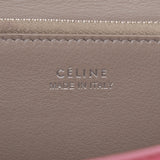 CELINE セリーヌ ラージフラップウォレット ピンク レディース カーフ 長財布 Bランク 中古 銀蔵