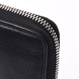 BALENCIAGA Balenciaga Round Fastener Long Wallet Black 551935 Unisex Calf Long Wallet B Rank Used Ginzo