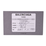 BALENCIAGA Balenciaga embossed compact wallet white 640107 Unisex calf three -fold wallet B rank used Ginzo