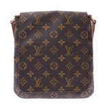 路易威顿路易斯·维顿（Louis Vuitton）Monogram Musetth salsa brown M51258女用式帆布肩袋B等级二手Ginzo