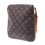 路易威顿路易斯·维顿（Louis Vuitton）Monogram Musetth salsa brown M51258女用式帆布肩袋B等级二手Ginzo