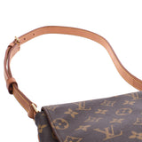 路易威顿路易斯·维顿（Louis Vuitton）Monogram Musetth salsa brown M51258女用式帆布肩袋B等级二手Ginzo