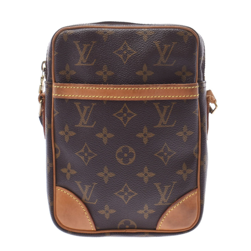 LOUIS VUITTON ルイヴィトン モノグラム ダヌーブ ブラウン M45266 ユニセックス モノグラムキャンバス ショルダーバッグ Bランク  中古 銀蔵