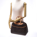 LOUIS VUITTON ルイヴィトン モノグラム ドーヴィル ブラウン M47270 ユニセックス モノグラムキャンバス ハンドバッグ ABランク 中古 銀蔵