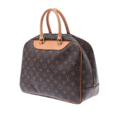 LOUIS VUITTON ルイヴィトン モノグラム ドーヴィル ブラウン M47270 ユニセックス モノグラムキャンバス ハンドバッグ ABランク 中古 銀蔵