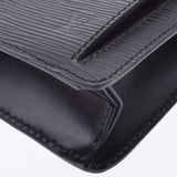 LOUIS VUITTON Louis Vuitton Epi Seriedragonne Clutch Bag Black Gold Bracket M52612 Men's Epirea Secast Bag AB Rank Used Ginzo