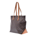 LOUIS VUITTON ルイヴィトン モノグラム カバ・メゾ トートバッグ ブラウン M51151 ユニセックス モノグラムキャンバス ハンドバッグ Bランク 中古 銀蔵