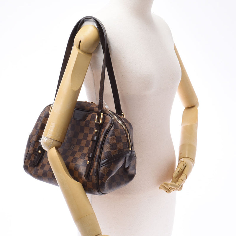 LOUIS VUITTON Louis Vuitton Damier Livibleton PM Brown N41157 Ladies Dami Canbus Handbag AB Rank Used Ginzo