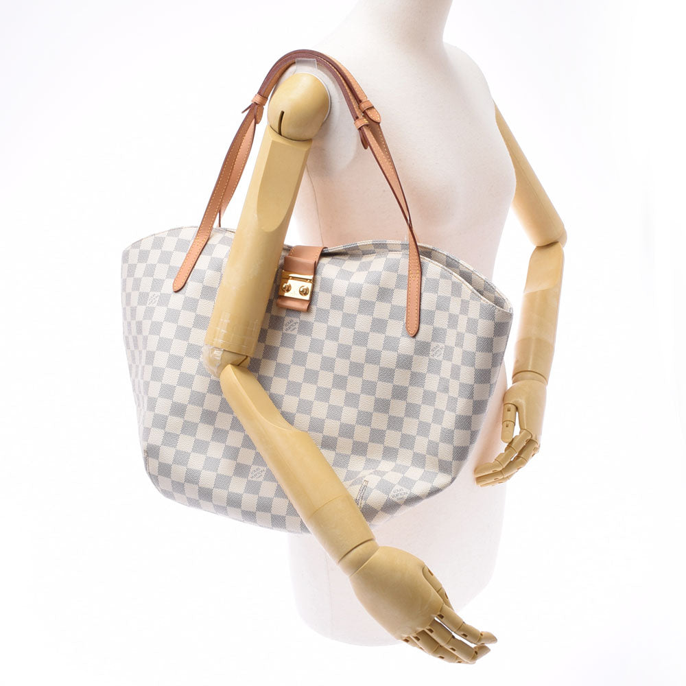 ルイヴィトンアズール サリナ GM 白 レディース ダミエアズールキャンバス トートバッグ N41209 LOUIS VUITTON 中古 –  銀蔵オンライン