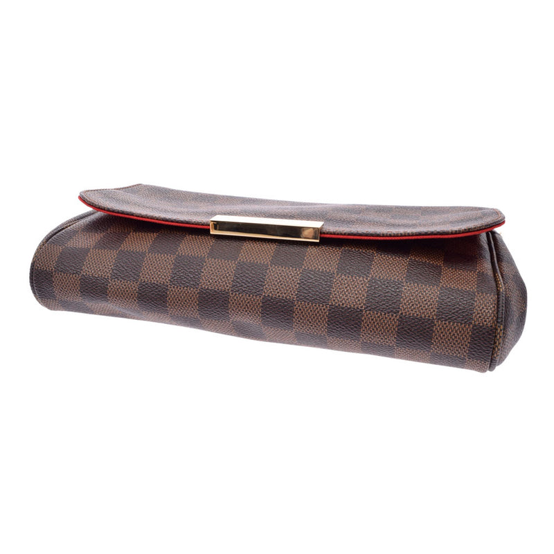 LOUIS VUITTON ルイヴィトン ダミエ フェイボリットMM 2WAY ブラウン N41129 レディース ダミエキャンバス ショルダーバッグ Aランク 中古 銀蔵